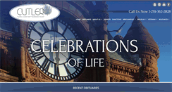 Desktop Screenshot of cutlerfuneralhome.com